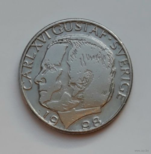 Швеция. 1 крона 1998 г.