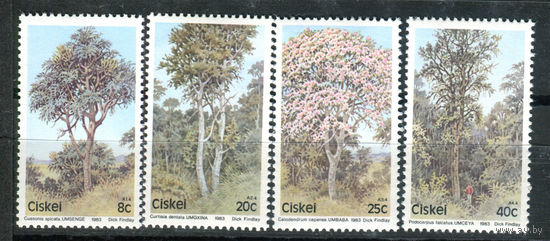 Сискей - 1983г. - Деревья - 4 марки - полная серия, MNH [Mi 34-37]. #O-Se-Z-1-12