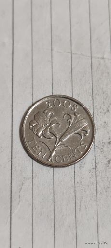 Бермуды 10 цент 2008