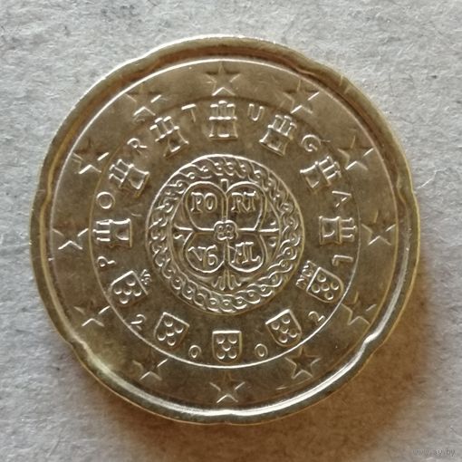 Португалия 20 евроцентов 2002 г., KM# 744