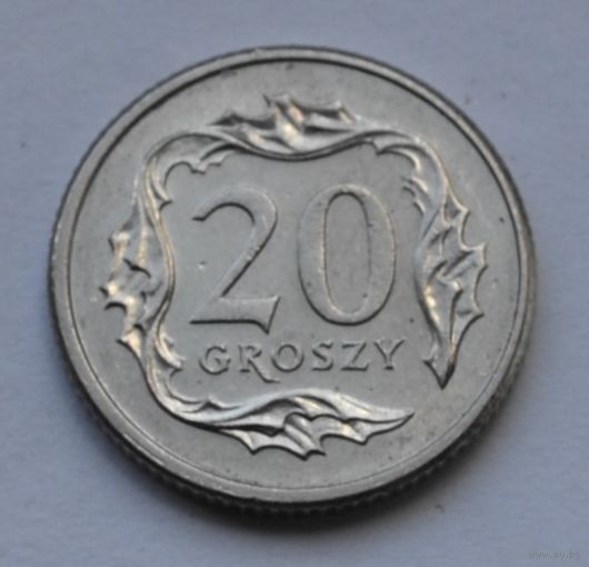 Польша, 20 грошей 1992 г.