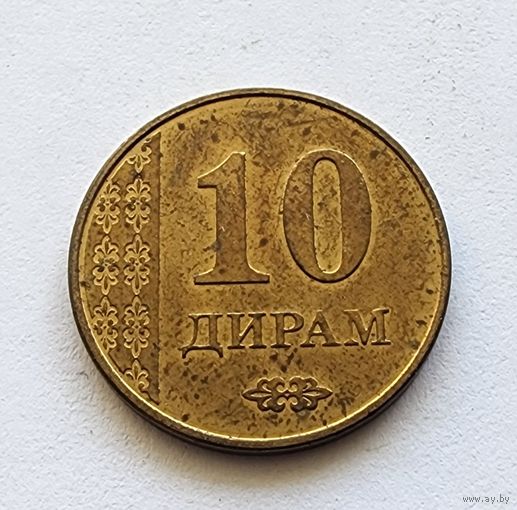 Таджикистан 10 дирамов, 2018