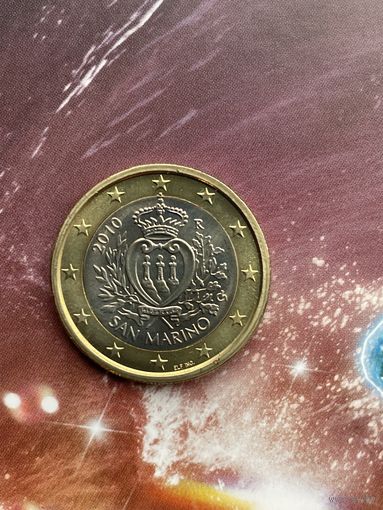 1 Евро Сан Марино 2010 Unc