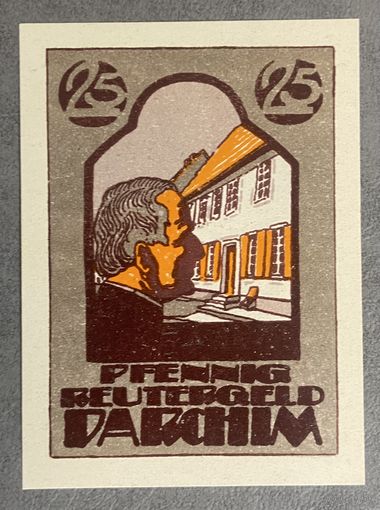 Нотгельд , 25 пфеннигов, Пархим 1922 год. Веймарская республика