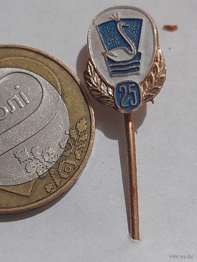 Значок " Знак 25 л.м. "