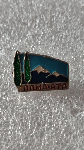 Значек знак Алма-Ата горы