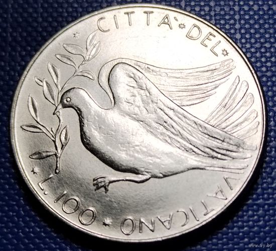 Ватикан 100 лир 1977 г.