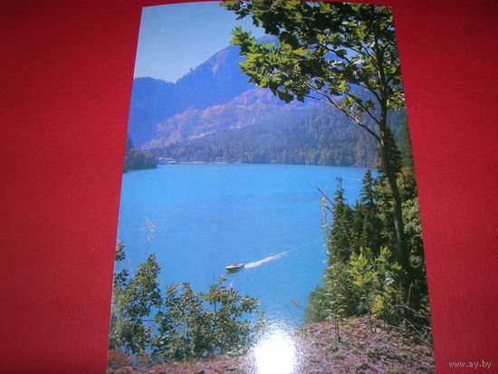 Озеро Рица 1980 год чистая