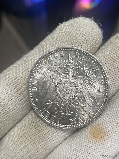 3 марки 1911 луитпольд яркий unc ! много лотов !
