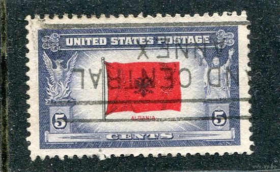 США. Флаги стран, участников второй мировой войны. Албания