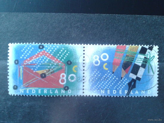 Нидерланды 1993 Почта, сцепка