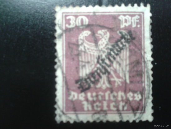 Германия 1924 надпечатка