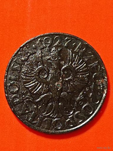 2 гроша 1927 г. без мц. Польша.