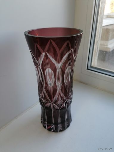 Ваза Марганцевое стекло
