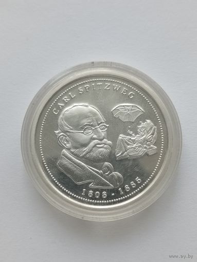 Германия - ФРГ  медаль  Художник Карл Шпицвег