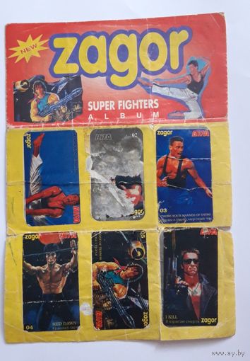 Альбом для наклеек 90х. "BIFA". "Zagor".