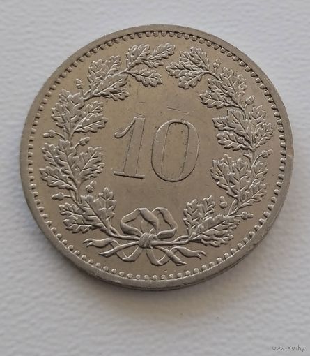 Швейцария 10 раппен 1983