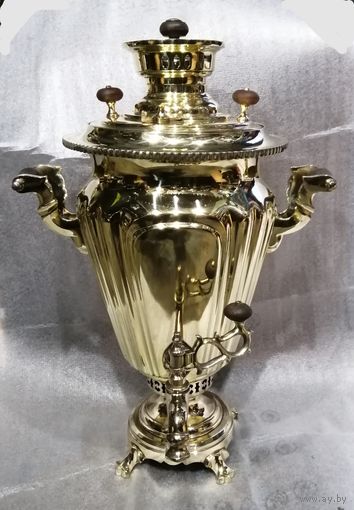 Дровяной самовар форма рюмка.