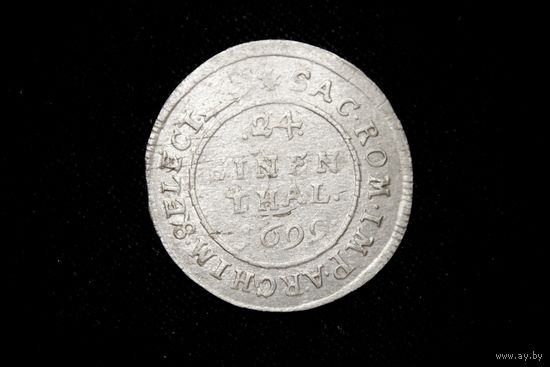 1/24 талера 1699 г. Саксония (Германия), Фридрих Август. Сохран!