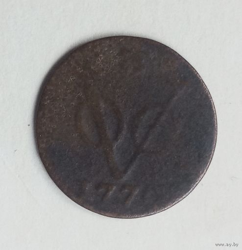 Голландская Ост-Индия. 1 дуит 1770 года.