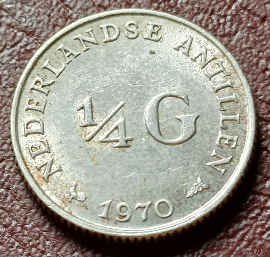Нидерландские Антильские острова 1/4 гульдена, 1970    ( 1-7-2 )