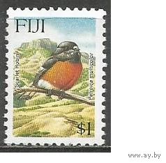 Фиджи. Птицы. Алая Петрарка. 1995г. Mi#751.