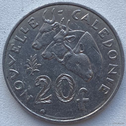 Новая Каледония 20 франков 2008 г.