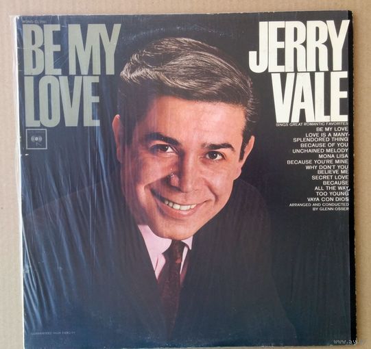 JERRY VALE - Be My Love (USA винил LP 1964 MONO)