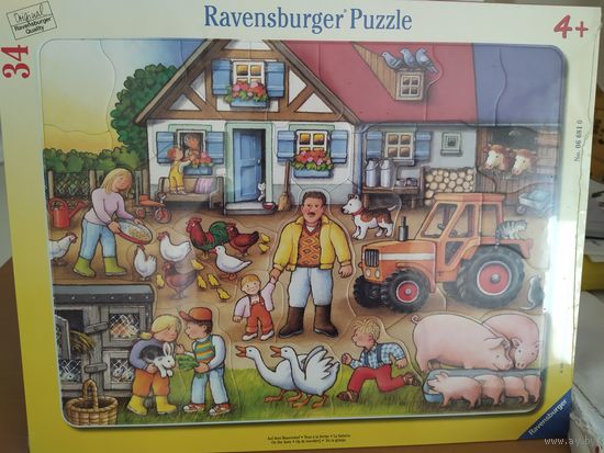 Паззлы Равенсбургер в рамке для самых маленьких одним лотом 5 ЕДИНИЦ