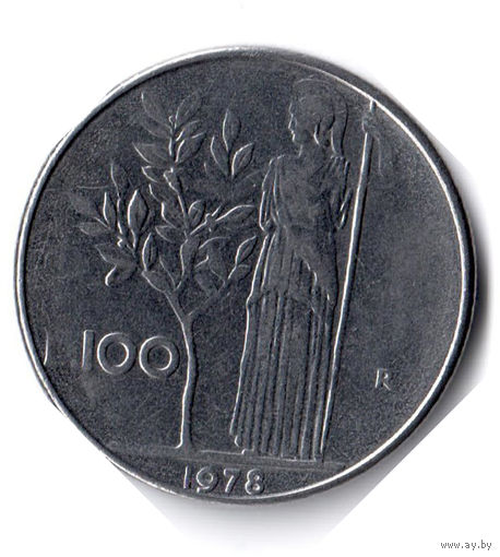 Италия. 100 лир. 1978 г.