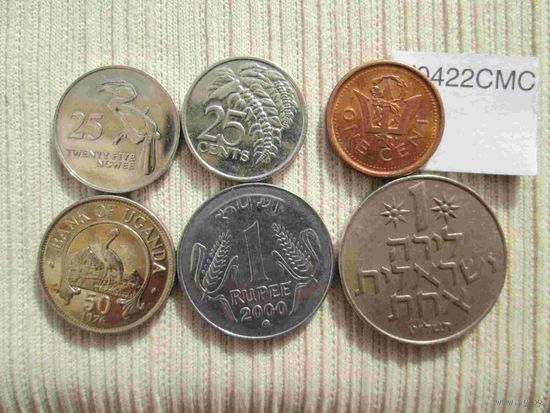 6 иностранных монет