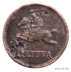 ЛИТОВСКАЯ РЕСПУБЛИКА. /ПЕРВАЯ РЕСПУБЛИКА/. 1 ЦЕНТ 1936. ПАГОНЯ. РЕДКАЯ