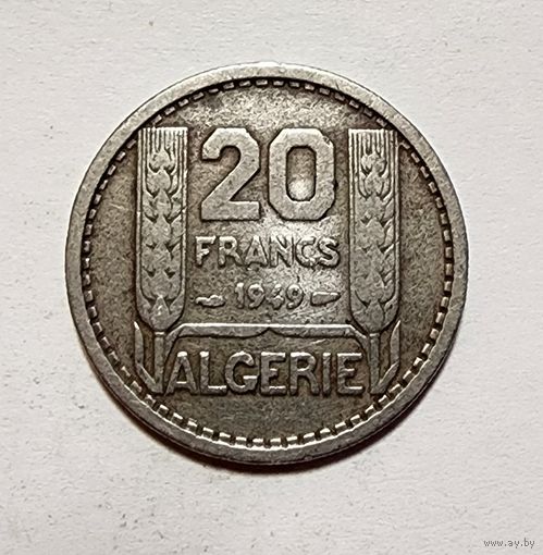 Алжир 20 франков, 1949