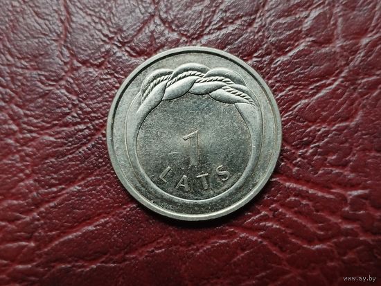 1 лат Латвия 2009 г. Кольцо.