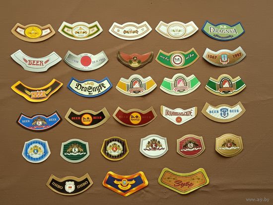 29 разных белорусских пивных кольереток одним лотом за 1 р., а-12-3 (3944)