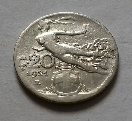 20 чентезимо, Италия 1921 г.