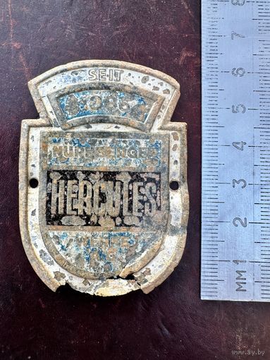 Эмблема велосипеда немецкого бренда Hercules ВОВ