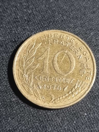 ФРАНЦИЯ 10 сантимов 1976