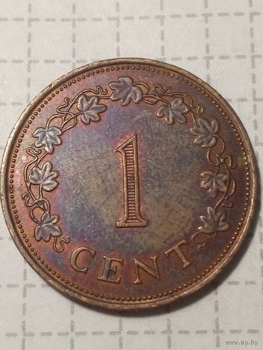 1 цент Мальта 1972 год