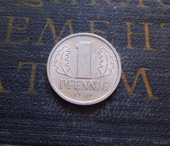 1 пфенниг 1989 (A) Германия ГДР #10 XF