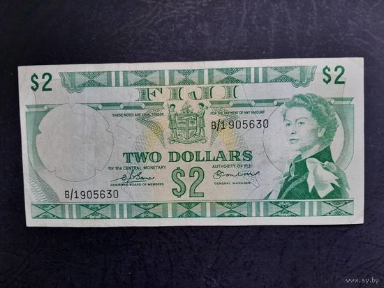 2 доллара 1974 года. Фиджи. Распродажа.