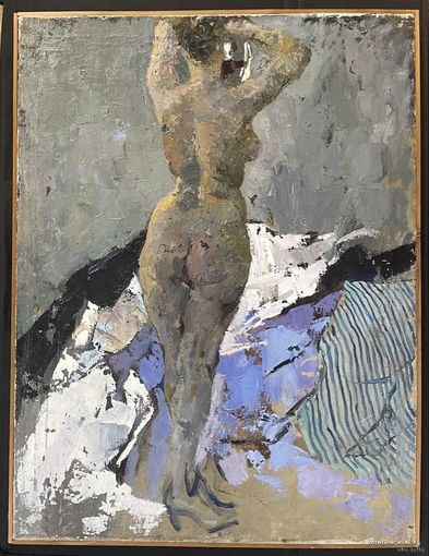 Данциг М.В "Обнажённая", 1956г. Холст, масло. Размер 89х67 см.