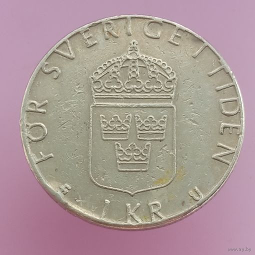 Швеция 1 крона 1978