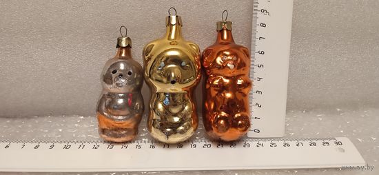 Ёлочные игрушки. Медведи. 7-13