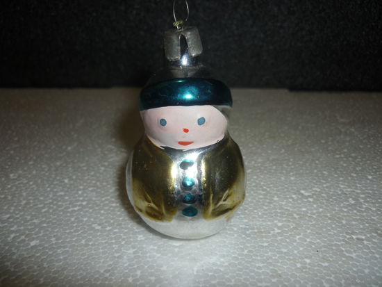 Старая Ёлочная игрушка . Амальгама. СССР.