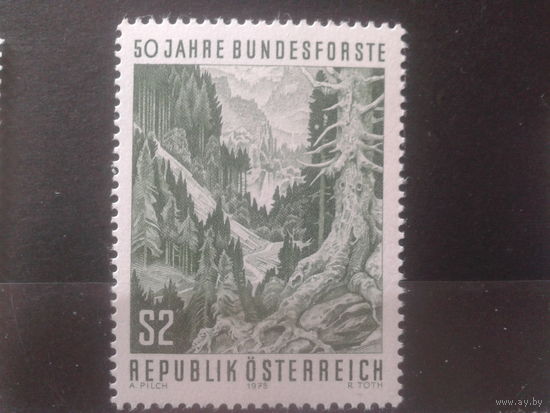 Австрия 1975 Природа, дикий лес**