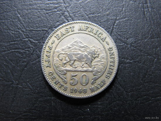 Британская Восточная Африка. 50 цент. 1948. С 20 копеек. Распродажа коллекции. Смотрите другие лоты.