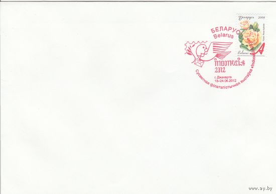 Беларусь 2012 НК со СГ Всемирная филателистическая выставка INDONESIA 2012 (к1а)