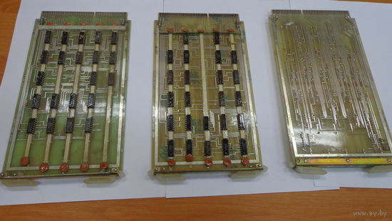 Платы печатные  с микросхемами 155 серии