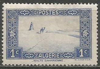 Алжир(французский). Опорный пункт в Сахаре. 1936г.Mi#103.